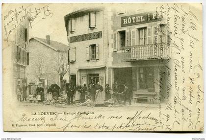 CPA - Carte Postale - France - La Louvesc - Groupe d'Indigènes - 1905 (D13527)