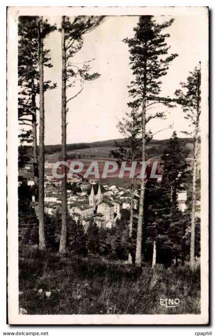 La Louvesc - Paysage sur la Ville - CPA