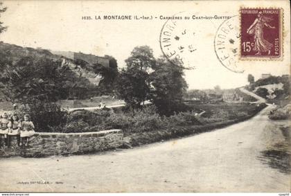 CPA La Montagne L I nf Carrieres du Chat qui Guette
