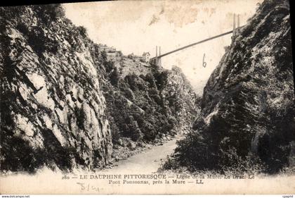 CPA Le Dauphine Pittoresque Ligne de la Mure le Drac le Pont Ponsonnas pres la Mure
