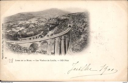 CPA Ligne de la Mure les Viaducs de Loulla