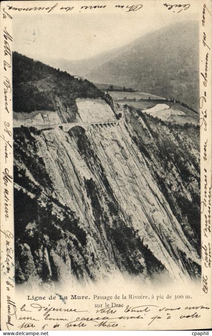 CPA Ligne de la Mure passage de la Rivoire