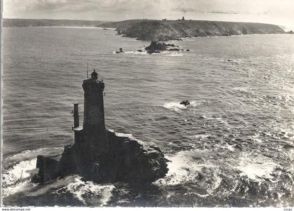 CPSM La Pointe du Raz Phare de la Vieille vue aérienne