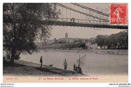 BAGP6-0621-33 - LA REOLE - La réole - Dessous le pont