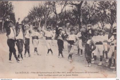 LA REOLE(FETE DE GYMNASTIQUE 1907)