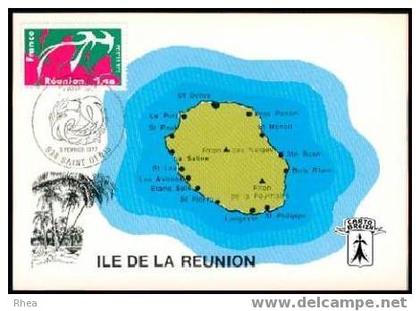 974 Ile de la Réunion - ILE DE LA REUNION - cpm