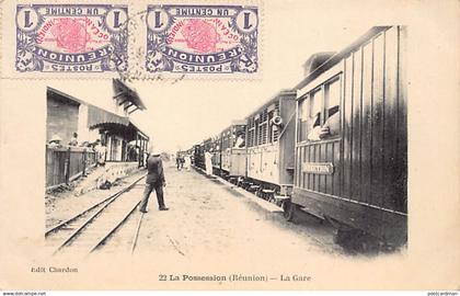 La Réunion - LA POSSESSION - La gare - Arrivée d'un train - Ed. Chardon 22