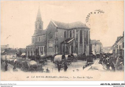 AGCP3-56-0189 - LA ROCHE BERNARD - La place de l'eglise