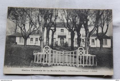 station thermale de la Roche Posay, l'établissement thermal, l'entrée, Vienne 86