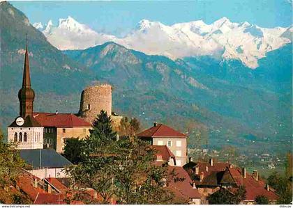 Carte Postale - 74 - La Roche sur Foron - Vue Générale - Au fond la Chaine du Buet - CPM - Voir Scans Recto-Verso - Posc