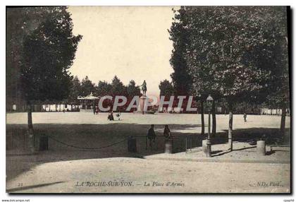 CPA La Roche Sur Yon La Place D'Armes Napoleon 1er