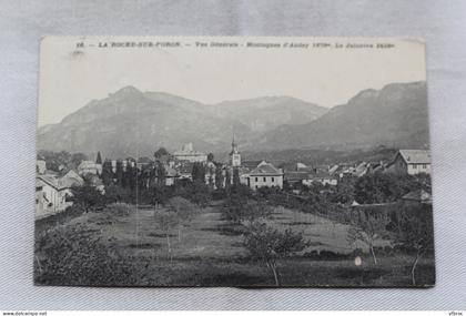 La Roche sur Foron, vue générale, montagnes d'Andey, le Jalouvre, Haute Savoie 74