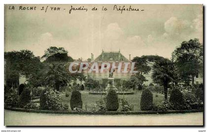 CPA La Roche Sur Yon jardin de la Prefecture