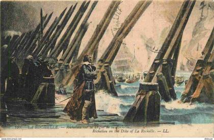 17 - La Rochelle - Richelieu sur la digue de La Rochelle - Colorisée - CPA - Voir Scans Recto-Verso