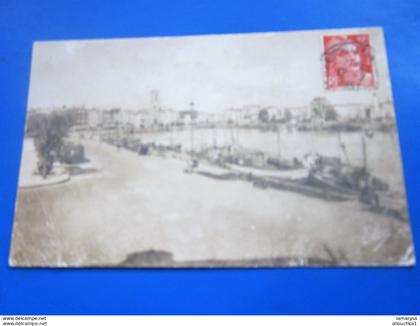 1953 La Rochelle [17] Charente Maritime -CPA-Carte postale départs de la tour de la chaîne-pour Loches -vendue en l'état