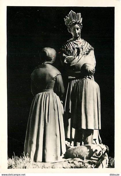 38 - La Salette - Pèlerinage de Notre Dame de La Salette - La Vierge et les Enfants (Mélanie et Maximilien) - Art Religi