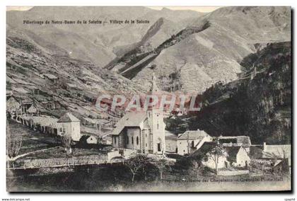 CPA Pelerinage de Notre Dame de la Salette Village de la Salette