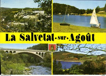 CPSM La Salvetat Sur Agout Station Estivale