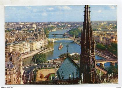 AK 128539 FRANCE - Paris - Panorama sur la Seine