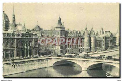 CPA Paris La Conciergerie et la Seine