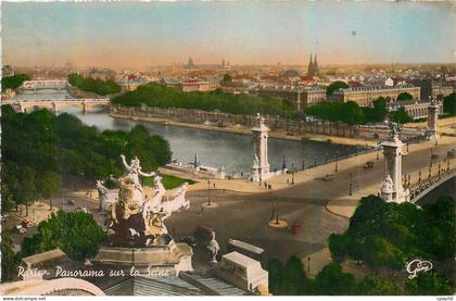 CPA Paris Panorama sur la Seine