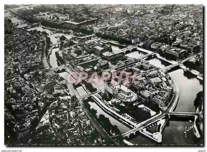CPM Paris en Avion La Seine et L'Ile de la Cite