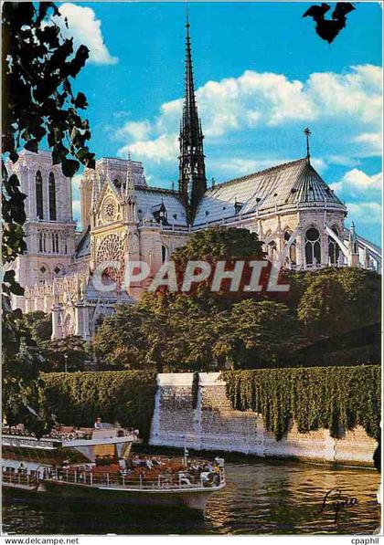 CPM Paris Notre Dame et la Seine