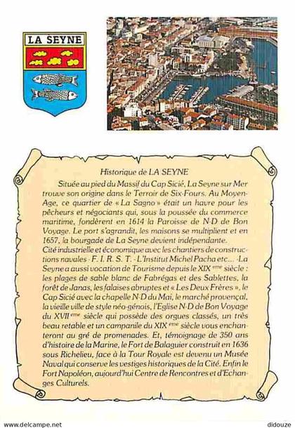 Carte Postale - 83 - La Seyne sur Mer - Histoire de La Seyne sur Mer - CPM - Voir Scans Recto-Verso - Poscard - Carta Po