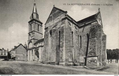 Creuse CPA La Souterraine L'eglise