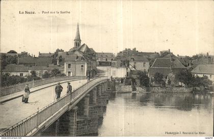 La suze CPA Pont sur la Sarthe