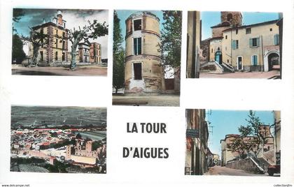 CPSM FRANCE 84 " La Tour d'Aigues, Vues"