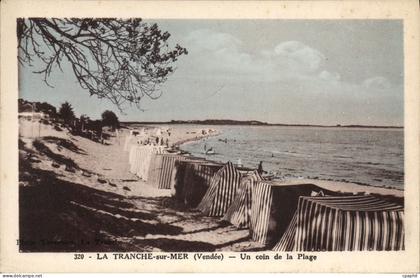 CPA La Tranche sur Mer (Vendee) Une coin de la Plage