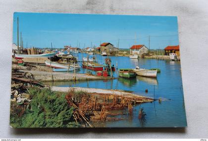 Cpm 1992, la Tremblade, le canal ostéricole, Charente maritime 17