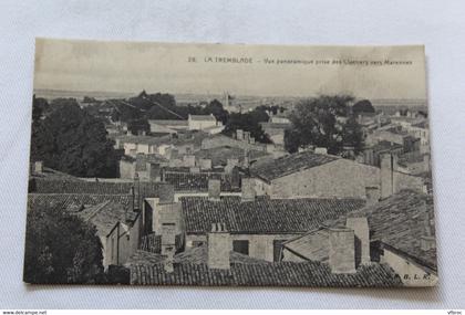 la Tremblade, vue panoramique prise des clochers vers Marennes, Charente maritime 17