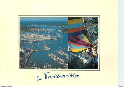 CPA La Trinite sur Mer (Morbihan) Le Port de Plaisance et le Pont de Kerisper