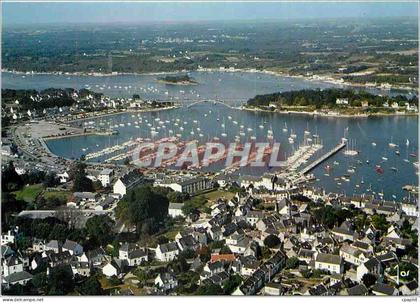 CPM La Trinite sur Mer Le port de plaisance le pont de Kerisper
