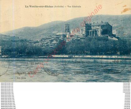 07.  LA VOULTE SUR RHONE .  Vue générale .  ( LAVOULTE ) .