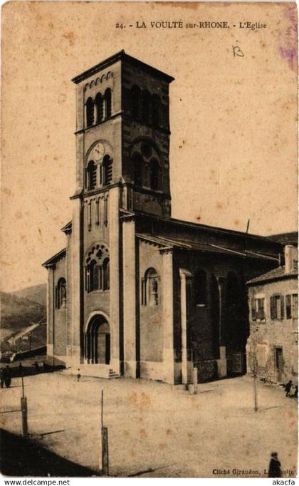 CPA La VOULTE-sur-RHONE L'Église (660613)