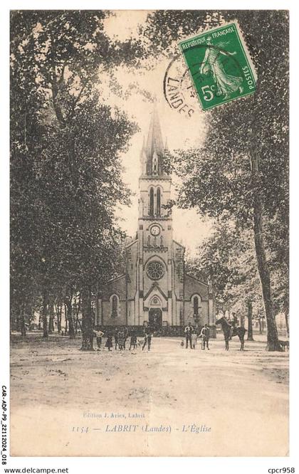 CAR-ADPP9-0525-40 - LABRIT - L'église