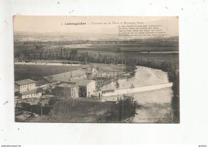 LABRUGUIERE 9 TANNERIE SUR LE THORE ET MONTAGNE NOIRE (CACHET MILITAIRE)