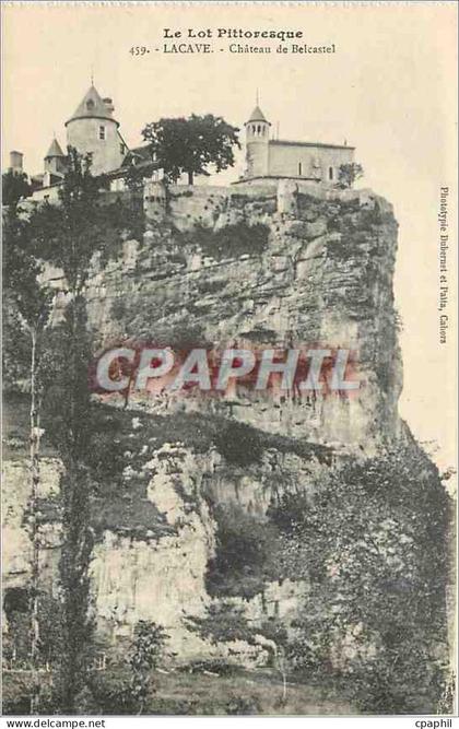 CPA Le Lot Pittoresque Lacave Chateau de Belcastel