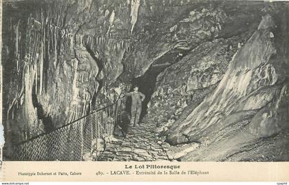 CPA Le Lot Pittoresque Lacave Extremite de la Salle de l'Elephant
