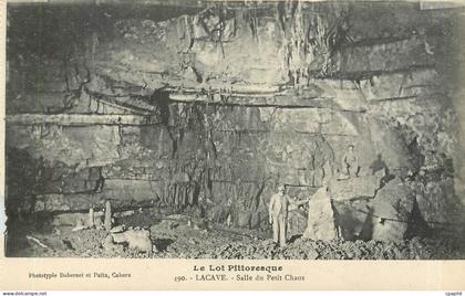 CPA Le Lot Pittoresque Lacave Salle du Petit Chaos