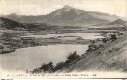 CPA Laffrey Les Laces de Laffrey de Petichet et de Pierre Chatel et l Obiou