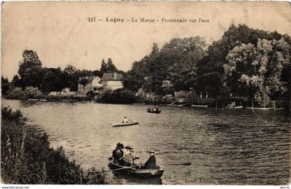 CPA LAGNY-sur-MARNE La Marne - Promenade sur l'Eau (1320248)