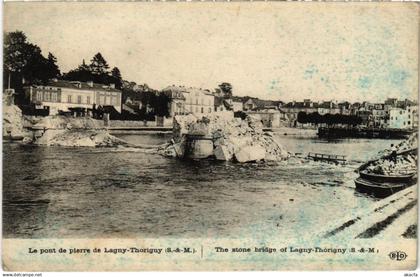 CPA LAGNY-sur-MARNE THORIGNY-sur-MARNE - Le Pont de Pierre (1299807)