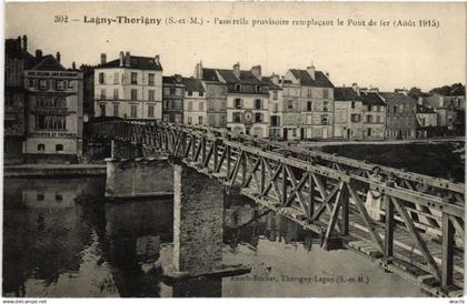 CPA LAGNY-sur-MARNE THORIGNY-sur-MARNE - Passerlle Provisoire (1320291)