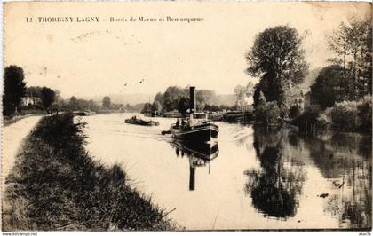 CPA THORIGNY-sur-MARNE LAGNY-sur-MARNE - Bords de Marne et Remorqueur (1299943)