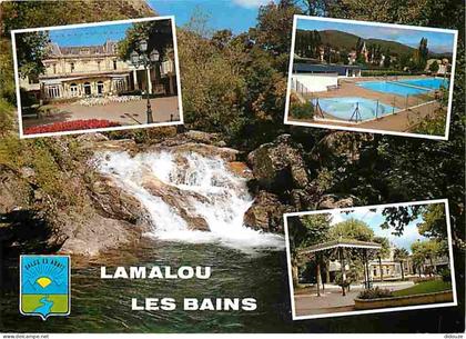 Carte Postale - 34 - Lamalou les Bains - Multivues - Blasons - Flamme Postale de Lamalou les Bains - CPM - Voir Scans Re