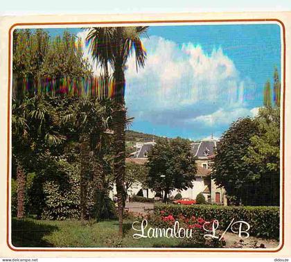 Carte Postale - 34 - Lamalou les Bains - Station Thermale - Automobiles - Fleurs - Flamme Postale de Lamalou les Bains -